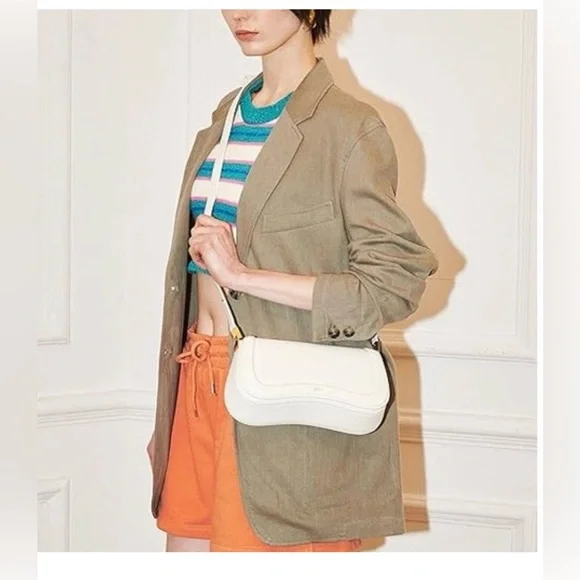 JW PEI Ivory Adjustable Strap Joy Shoulder Bag Handbag Structural vegan leather - Picture 2 of 12